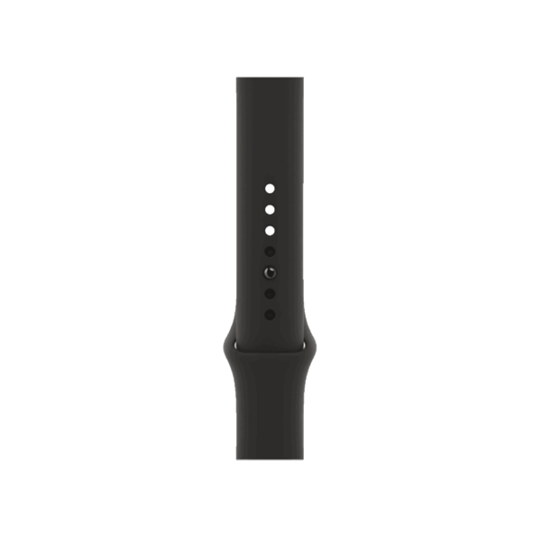 Apple Watch Series 8 | 41mm | Stainless Steel Case Zilver | Zwart sportbandje | GPS | WiFi + 4G