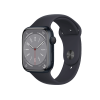 Apple Watch Series 8 | 45mm | Aluminium Case Middernacht Blauw | Middernacht Blauw sportbandje | GPS | WiFi