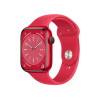 Apple Watch Series 8 | 45mm | Aluminium Case Rood | Rood sportbandje | GPS | WiFi