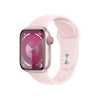 Apple Watch Series 9 | 41mm | Aluminium Case Roze | Roze sportbandje M/L | GPS | WiFi + 4G