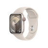 Apple Watch Series 9 | 41mm | Aluminium Case Sterrenlicht | Sterrenlicht sportbandje M/L | GPS | WiFi + 4G