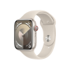 Apple Watch Series 9 | 45mm | Aluminium Case Sterrenlicht | Sterrenlicht sportbandje M/L | GPS | WiFi + 4G