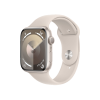 Apple Watch Series 9 | 45mm | Aluminium Case Sterrenlicht | Sterrenlicht sportbandje M/L | GPS | WiFi