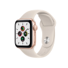 Apple Watch Series SE | 40mm | Aluminium Case Goud | Sterrenlicht wit sportbandje | GPS | WiFi