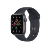 Apple Watch Series SE | 40mm | Aluminium Case Spacegrijs | Middernacht Blauw sportbandje | GPS | WiFi