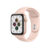 Apple Watch Series SE | 44mm | Aluminium Case Goud | Roze sportbandje | GPS | WiFi