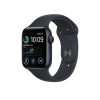 Apple Watch Series SE | 44mm | Aluminium Case Middernacht Blauw | Middernacht Blauw sportbandje | GPS | WiFi