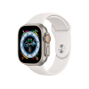 Apple Watch Ultra | 49mm | Titanium Case | Wit sportbandje | GPS | WiFi + 4G