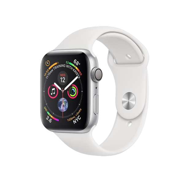 Apple Watch Series 4 | 40mm | Aluminium Case Zilver | Wit sportbandje | GPS | WiFi