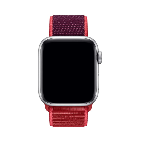 Apple Watch 38/40 mm Nylon Sport Loop Horlogeband Rood