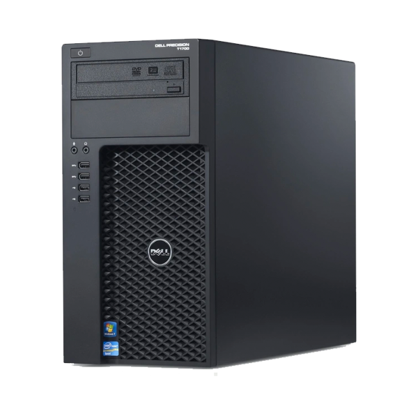 Dell Precision T1700 MT | 1e generatie E3 | 256GB SSD | 8GB RAM | NVIDIA Quadro K600 | DVD