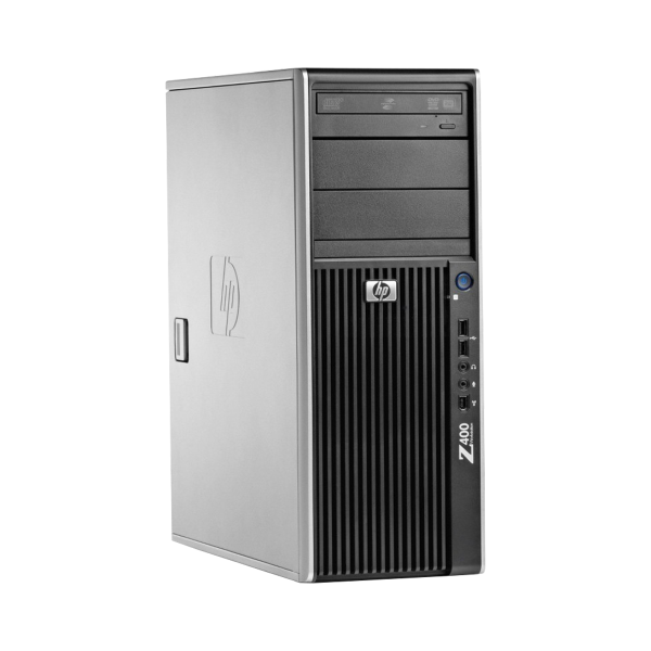 HP Workstation Z400 Tower | Intel Xeon W3520 | 250GB SSD | 8GB RAM | NVIDIA Quadro NVS 295 | Windows 10 Pro | DVD