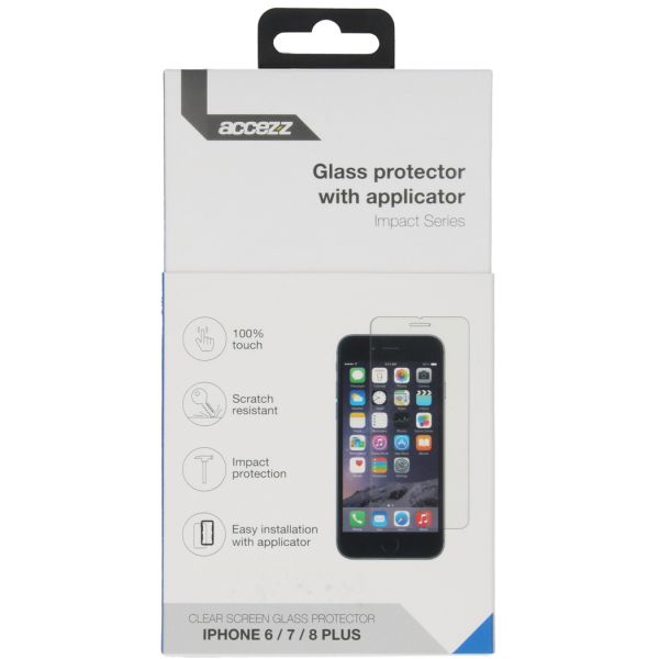 Accezz Screenprotector + Applicator iPhone 8 Plus/7 Plus/6(s) Plus