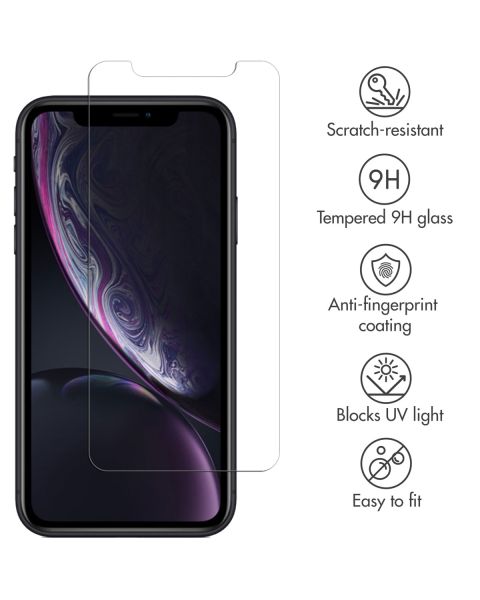 Selencia Gehard Glas Screenprotector iPhone 12 (Pro) / 11 / Xr
