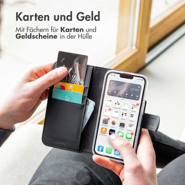 Accezz Wallet Softcase Bookcase iPhone 11 - Zwart / Schwarz / Black