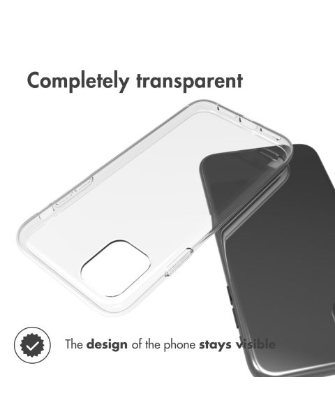Accezz Clear Backcover iPhone 11 - Transparant / Transparent
