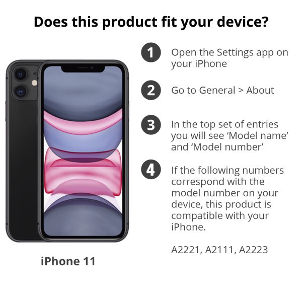 Accezz Liquid Silicone Backcover iPhone 11 - Paars / Violett  / Purple