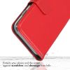 Selencia Echt Lederen Bookcase iPhone 11 Pro - Rood / Rot / Red