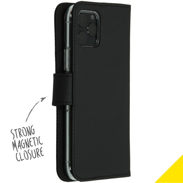 Accezz Wallet Softcase Bookcase iPhone 11 Pro - Zwart / Schwarz / Black