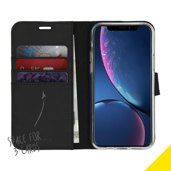 Accezz Wallet Softcase Bookcase iPhone 11 Pro - Zwart / Schwarz / Black