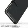 Selencia Echt Lederen Bookcase iPhone 11 Pro Max - Zwart / Schwarz / Black