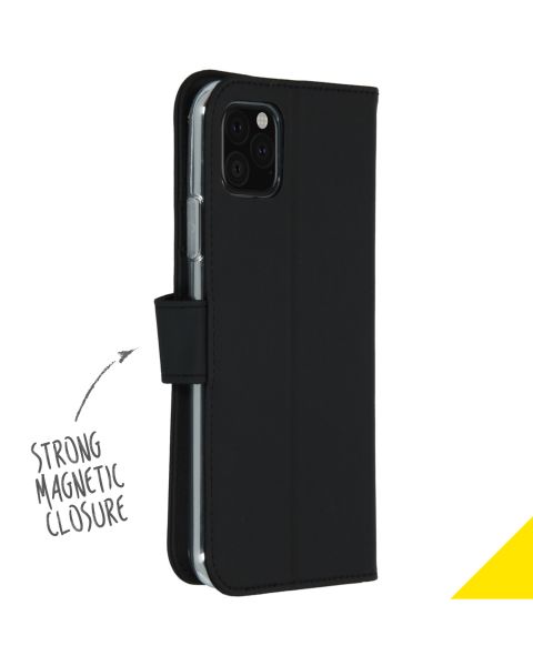 Accezz Wallet Softcase Bookcase iPhone 11 Pro Max - Zwart / Schwarz / Black