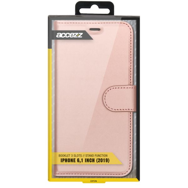 Accezz Wallet Softcase Bookcase iPhone 11 Pro Max - Rosé Goud / Roségold