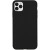 Liquid Silicone Backcover iPhone 11 Pro Max - Zwart - Zwart / Black