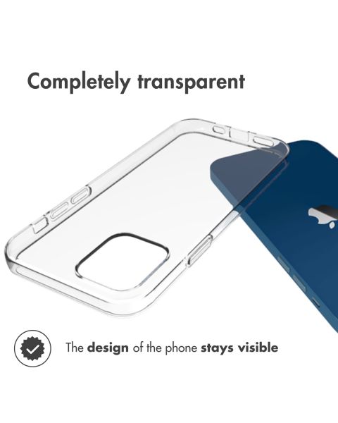 Accezz Clear Backcover iPhone 12 Mini - Transparant / Transparent