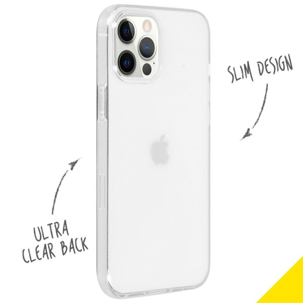 Accezz Clear Backcover iPhone 12 (Pro) - Transparant / Transparent