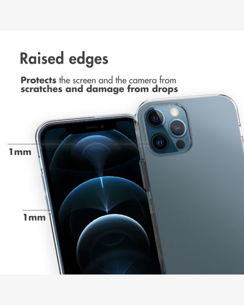 Accezz Clear Backcover iPhone 12 (Pro) - Transparant / Transparent