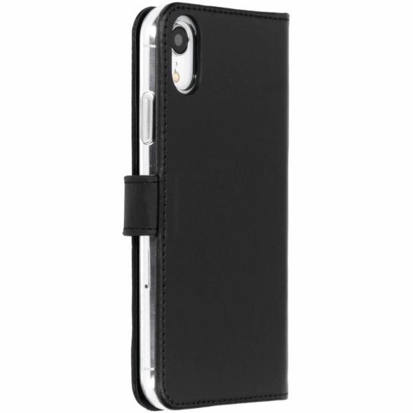 Selencia Echt Lederen Bookcase iPhone Xr