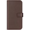 Selencia Echt Lederen Bookcase iPhone Xr - Donkerbruin / Dunkelbraun  / Dark Brown