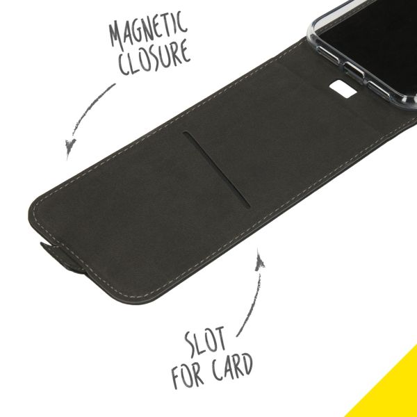 Accezz Flipcase iPhone Xr - Zwart / Schwarz / Black