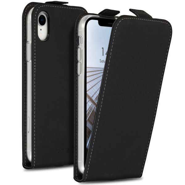 Accezz Flipcase iPhone Xr - Zwart / Schwarz / Black