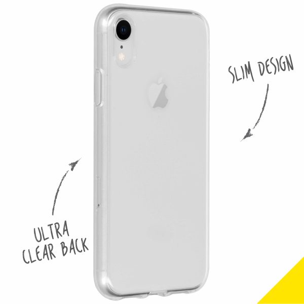 Accezz Clear Backcover iPhone Xr - Transparant / Transparent