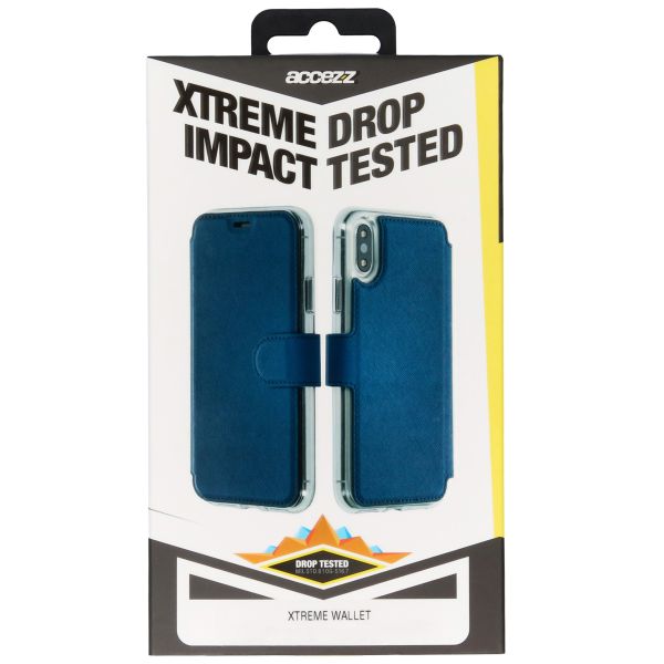 Xtreme Wallet Booktype iPhone Xr - Blauw / Blue