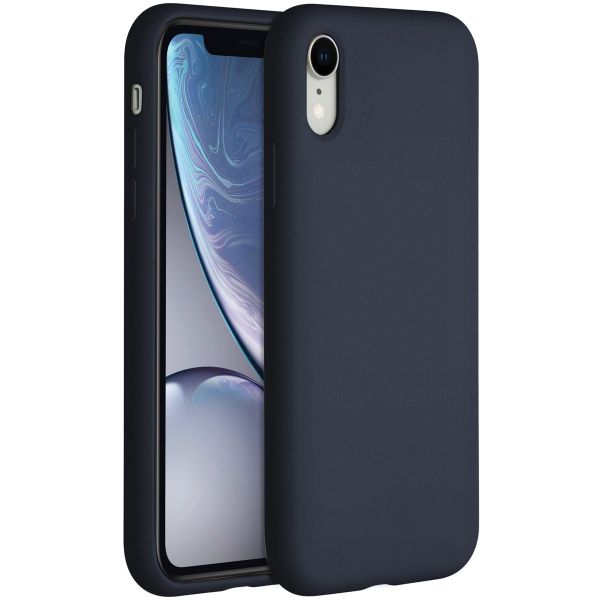 Accezz Liquid Silicone Backcover iPhone Xr - Blauw / Blau / Blue