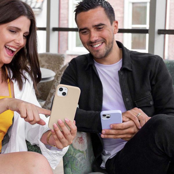 Accezz Liquid Silicone Backcover iPhone Xr - Stone