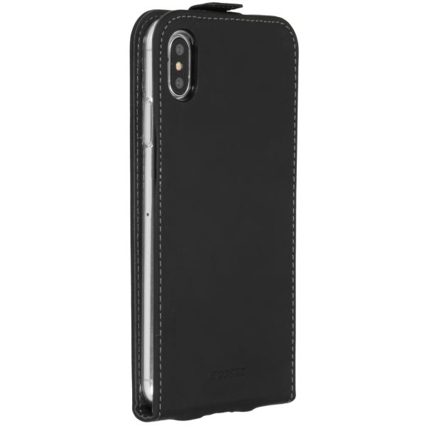 Flipcase iPhone Xs Max - Zwart - Zwart / Black