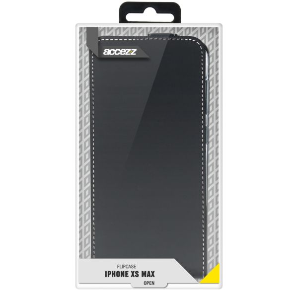 Flipcase iPhone Xs Max - Zwart - Zwart / Black