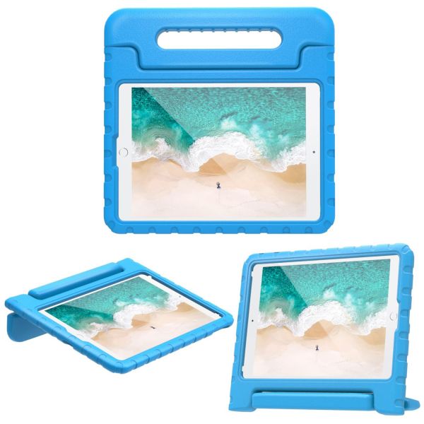 Kidsproof Backcover met handvat iPad 10.2 (2019 / 2020) - Blauw / Blue