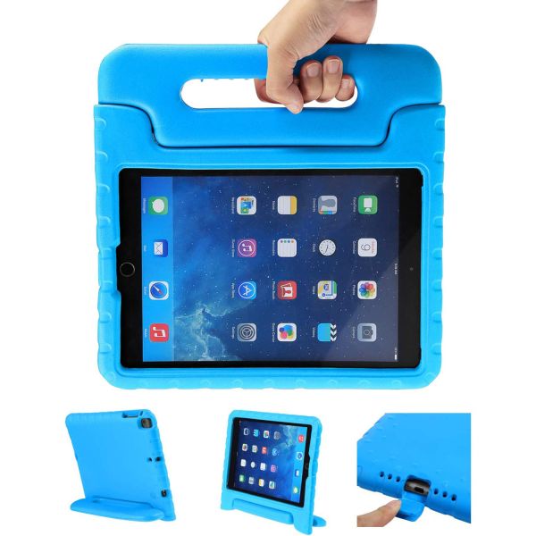 Kidsproof Backcover met handvat iPad (2018) / (2017) - Blauw / Blue
