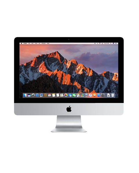 iMac 21-inch | Core i5 2.3 GHz | 1 TB HDD | 8 GB RAM | Zilver (4K, Mid 2017)