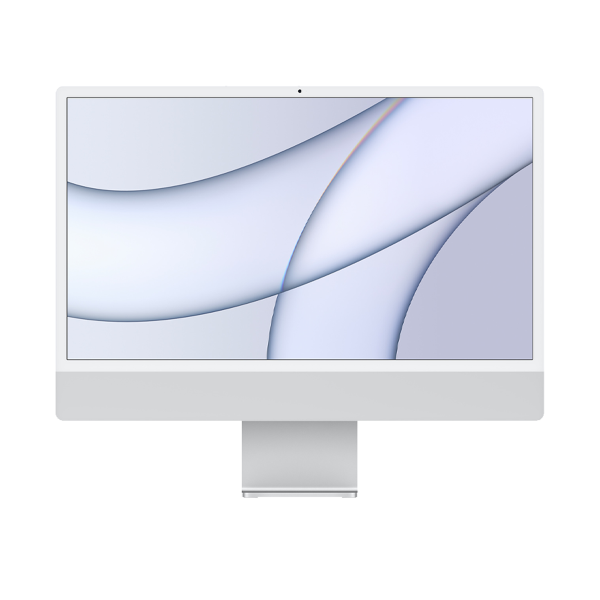 iMac 24-inch | Apple M1 8-core | 512 GB SSD | 16 GB RAM | 4 Ports | 8-core GPU | Zilver (Retina, 2021)