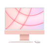 iMac 24-inch | Apple M1 8-core | 256 GB SSD | 8 GB RAM | 4 Ports | 8-core GPU | Roze (Retina, 2021) | Inclusief muis en qwerty toetsenbord
