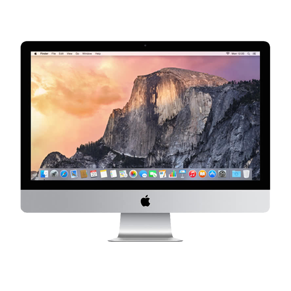 iMac 27-inch | Core i7 4.0 GHz | 3 TB Fusion | 32 GB RAM | Zilver (Retina, 5K, Late 2014)