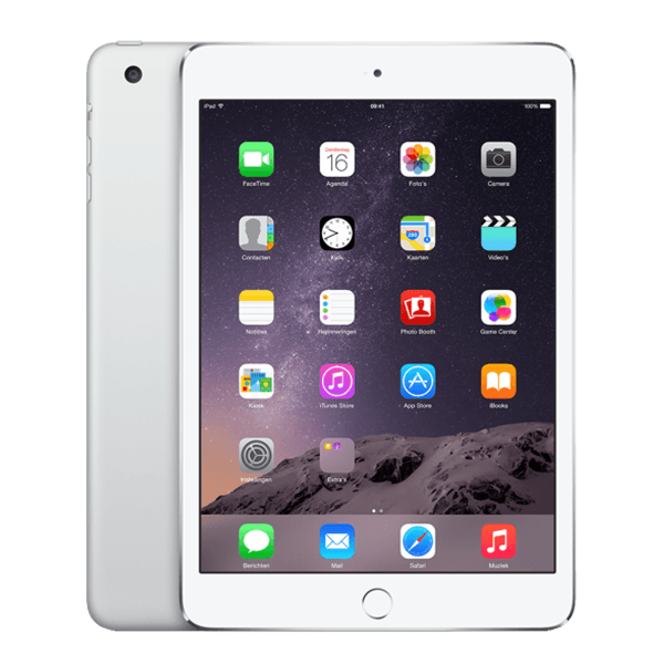 iPad mini 3 64GB WiFi + 4G Zilver