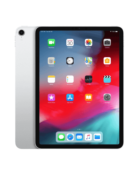 iPad Pro 11-inch 512GB WiFi + 4G Zilver (2018) | Exclusief kabel en lader
