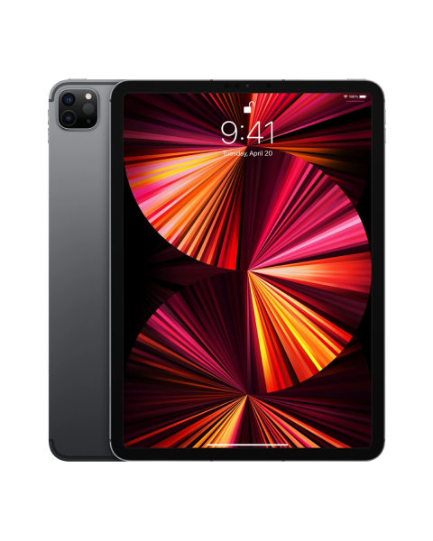 iPad Pro 11-inch 128GB WiFi + 5G Spacegrijs (2021) | Exclusief kabel en lader